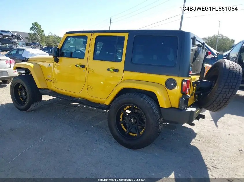1C4BJWEG1FL561054 2015 Jeep Wrangler Unlimited Sahara