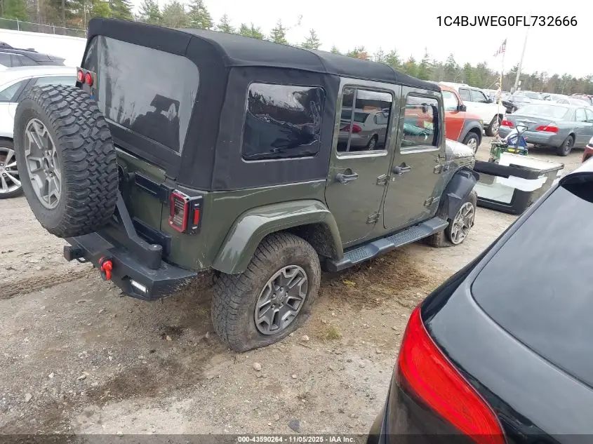 1C4BJWEG0FL732666 2015 Jeep Wrangler Unlimited Sahara