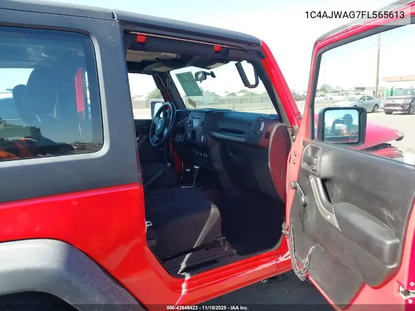 1C4AJWAG7FL565613 2015 Jeep Wrangler Sport