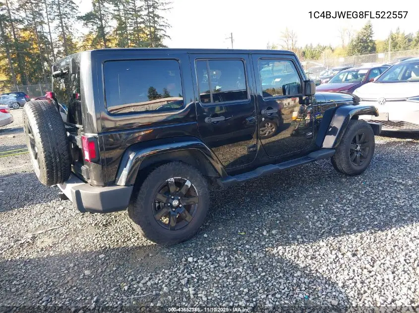 1C4BJWEG8FL522557 2015 Jeep Wrangler Unlimited Sahara