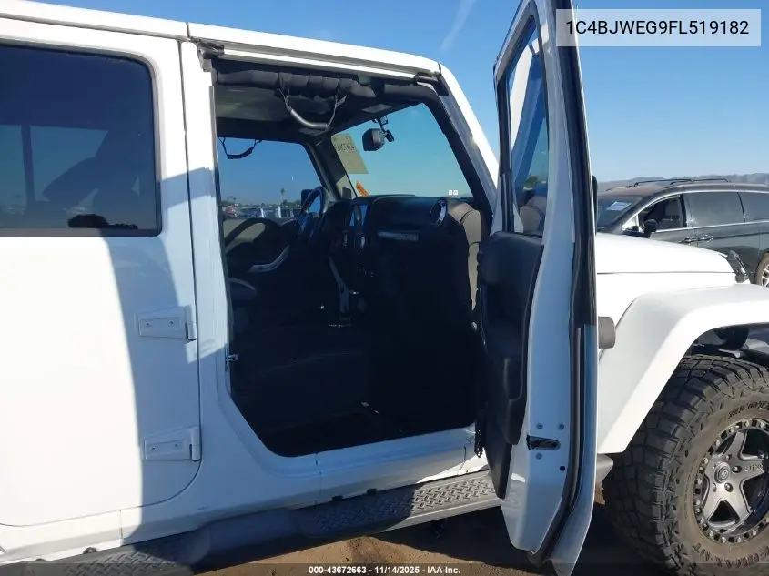 1C4BJWEG9FL519182 2015 Jeep Wrangler Unlimited Sahara