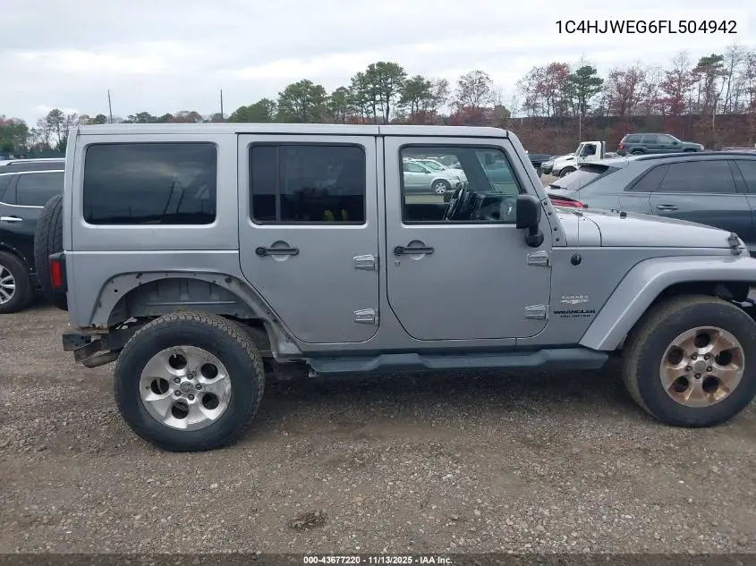 1C4HJWEG6FL504942 2015 Jeep Wrangler Unlimited Sahara