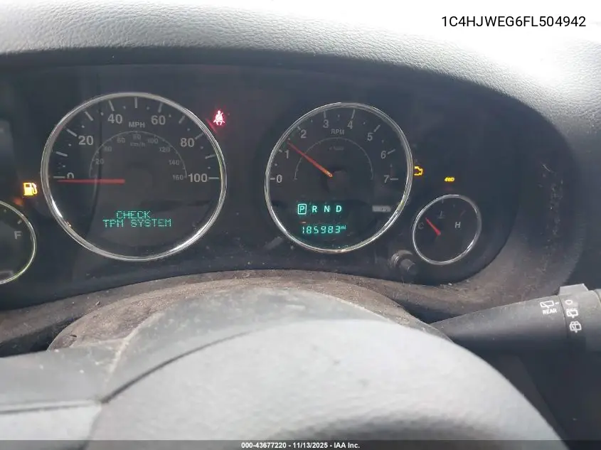1C4HJWEG6FL504942 2015 Jeep Wrangler Unlimited Sahara