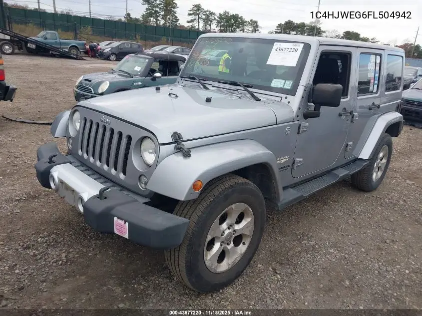 1C4HJWEG6FL504942 2015 Jeep Wrangler Unlimited Sahara
