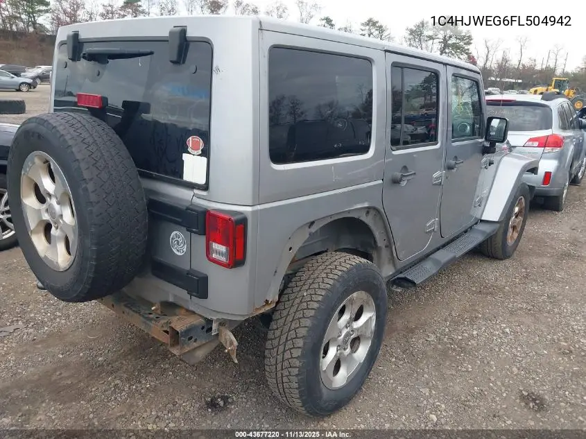 1C4HJWEG6FL504942 2015 Jeep Wrangler Unlimited Sahara