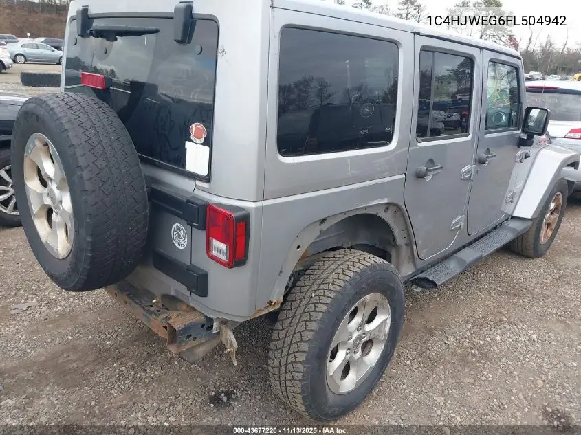 1C4HJWEG6FL504942 2015 Jeep Wrangler Unlimited Sahara