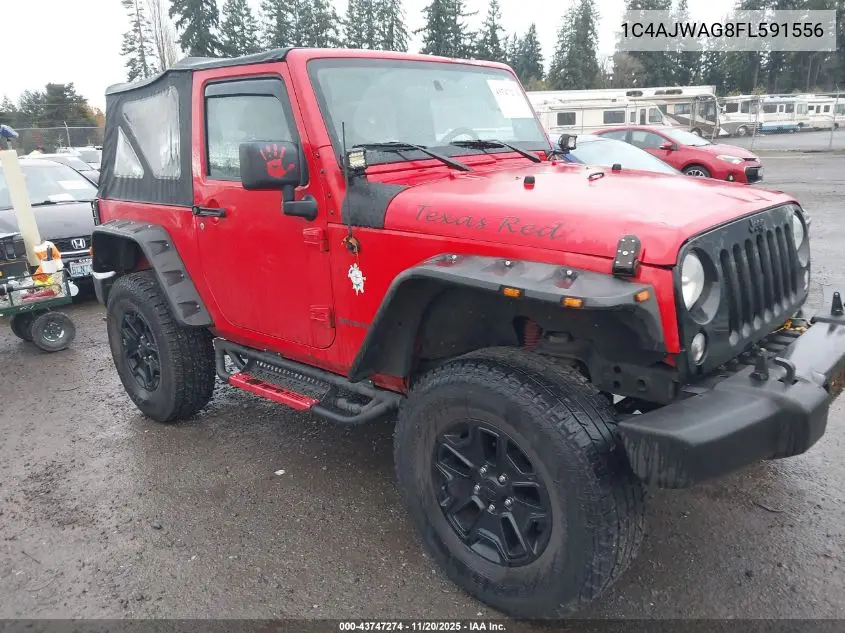 1C4AJWAG8FL591556 2015 Jeep Wrangler Willys Wheeler