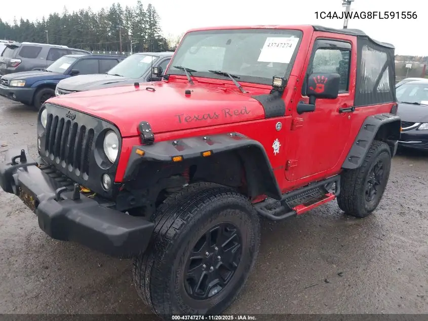 1C4AJWAG8FL591556 2015 Jeep Wrangler Willys Wheeler