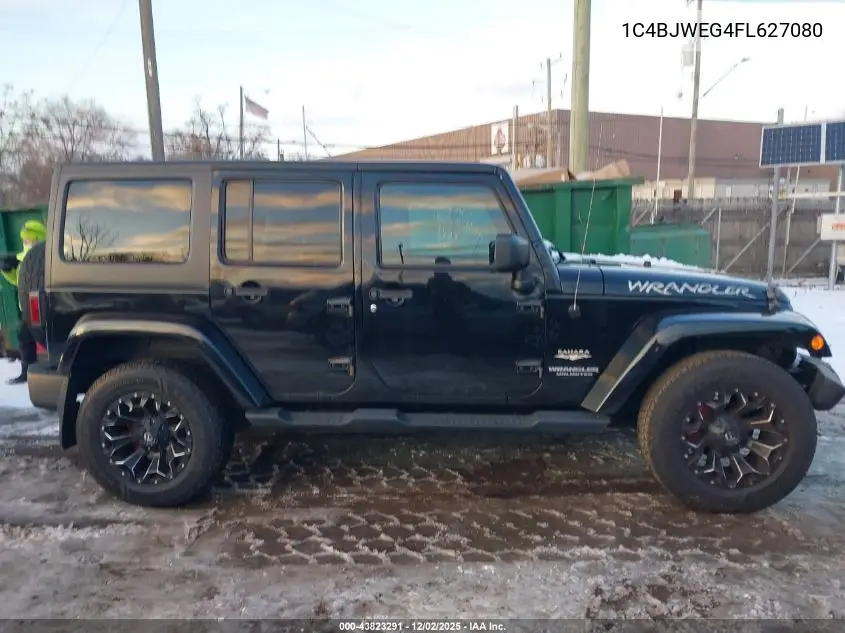 1C4BJWEG4FL627080 2015 Jeep Wrangler Unlimited Sahara