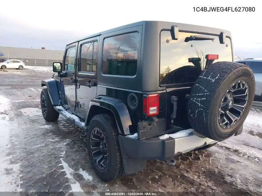 1C4BJWEG4FL627080 2015 Jeep Wrangler Unlimited Sahara