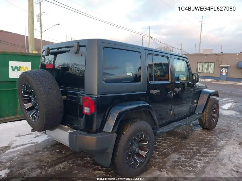 1C4BJWEG4FL627080 2015 Jeep Wrangler Unlimited Sahara