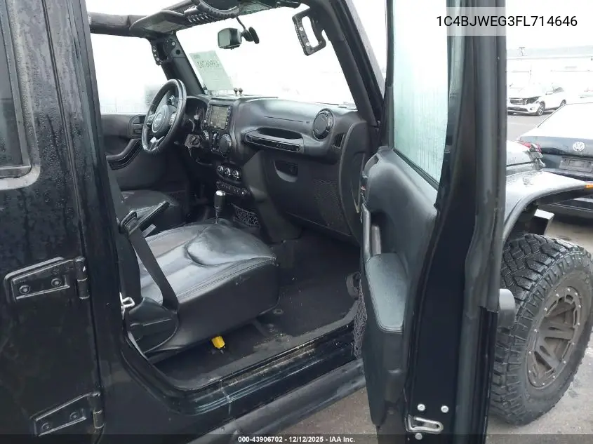 1C4BJWEG3FL714646 2015 Jeep Wrangler Unlimited Sahara