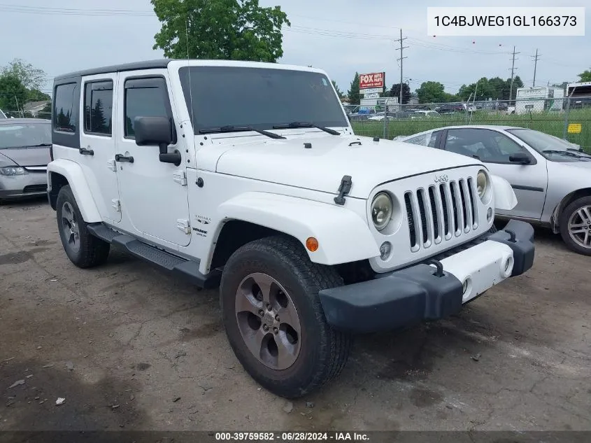 2016 Jeep Wrangler Unlimited Sahara VIN: 1C4BJWEG1GL166373 Lot: 39759582