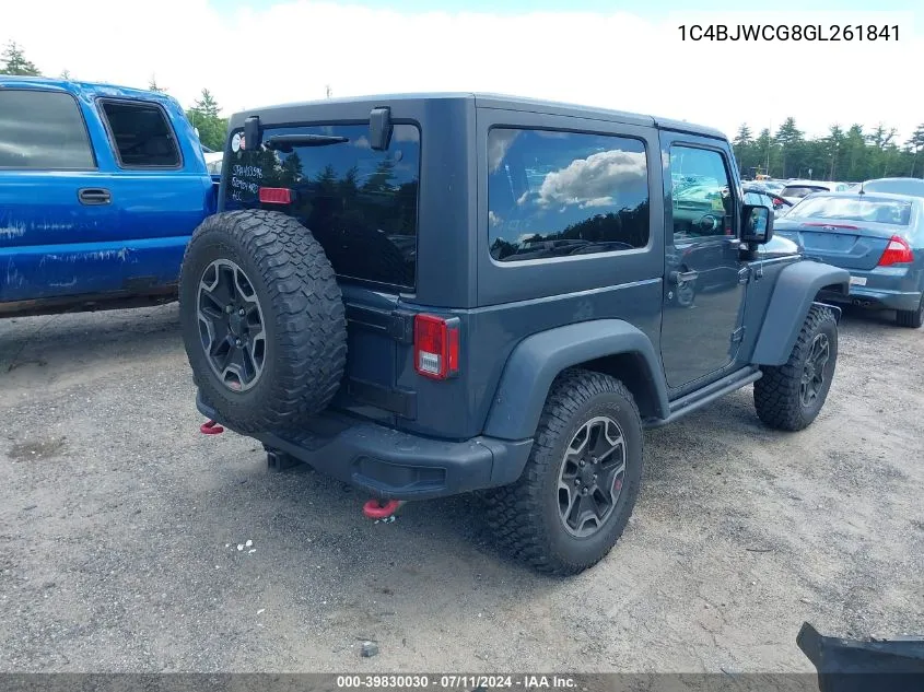 1C4BJWCG8GL261841 2016 Jeep Wrangler Rubicon Hard Rock