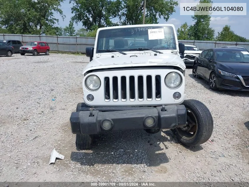 1C4BJWEG6GL104080 2016 Jeep Wrangler Unlimited Sahara