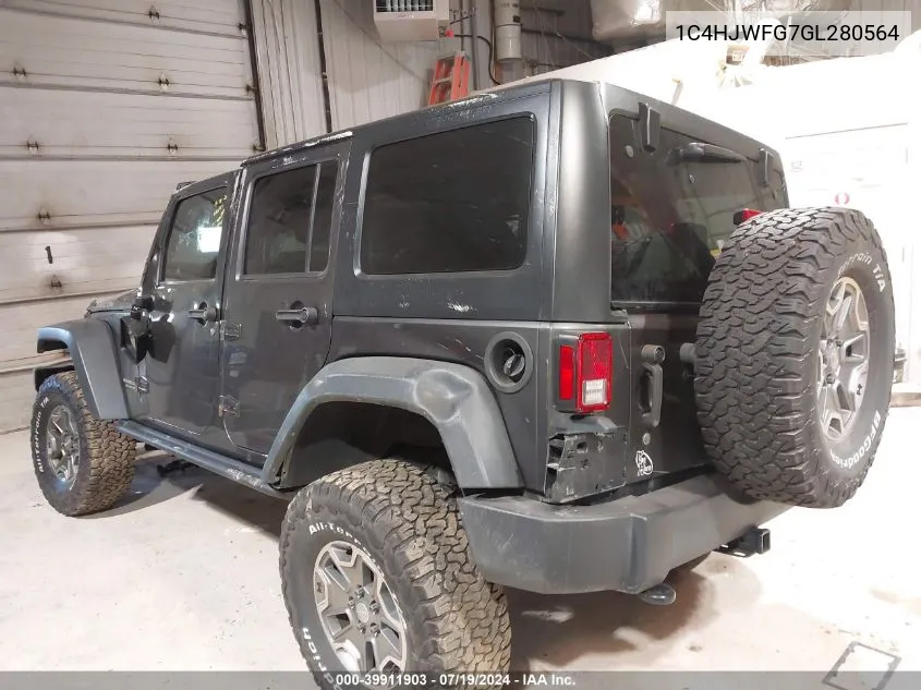 1C4HJWFG7GL280564 2016 Jeep Wrangler Unlimited Rubicon