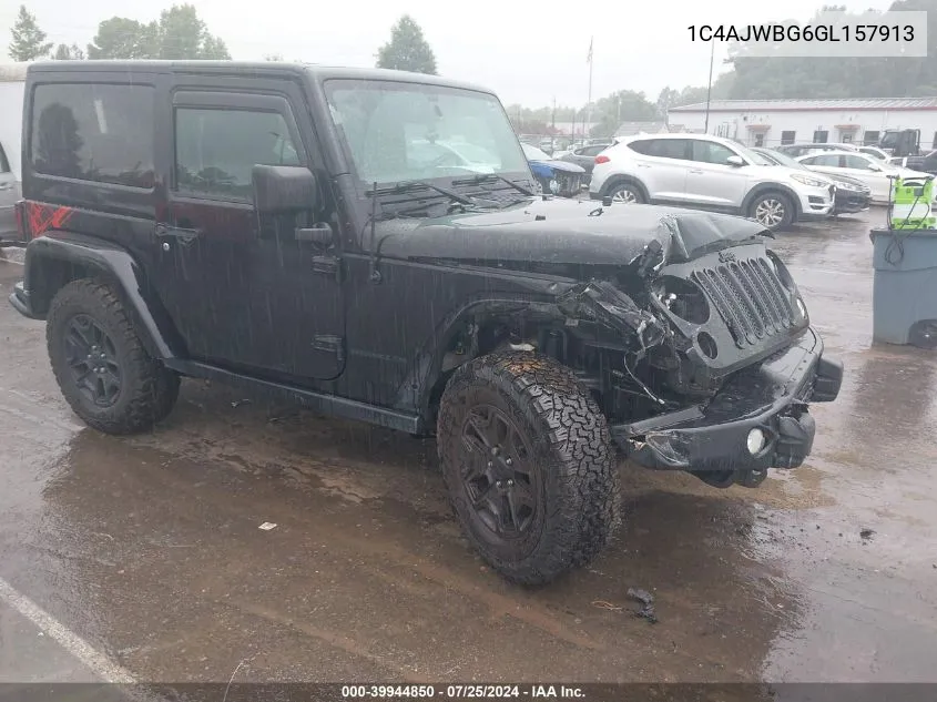 1C4AJWBG6GL157913 2016 Jeep Wrangler Backcountry