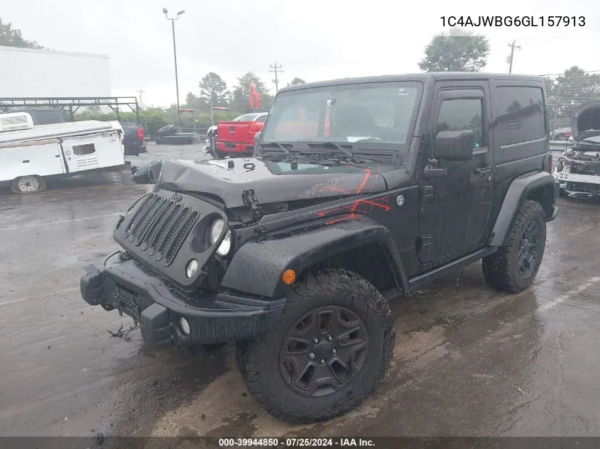 1C4AJWBG6GL157913 2016 Jeep Wrangler Backcountry