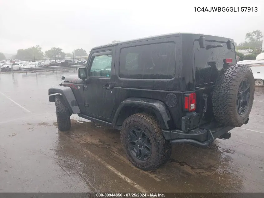 1C4AJWBG6GL157913 2016 Jeep Wrangler Backcountry