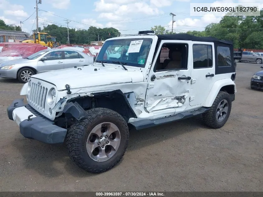 1C4BJWEG9GL182790 2016 Jeep Wrangler Unlimited Sahara