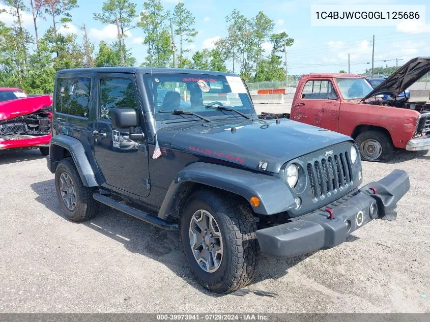 2016 Jeep Wrangler Rubicon VIN: 1C4BJWCG0GL125686 Lot: 39973941