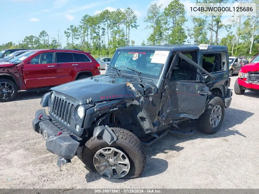 2016 Jeep Wrangler Rubicon VIN: 1C4BJWCG0GL125686 Lot: 39973941