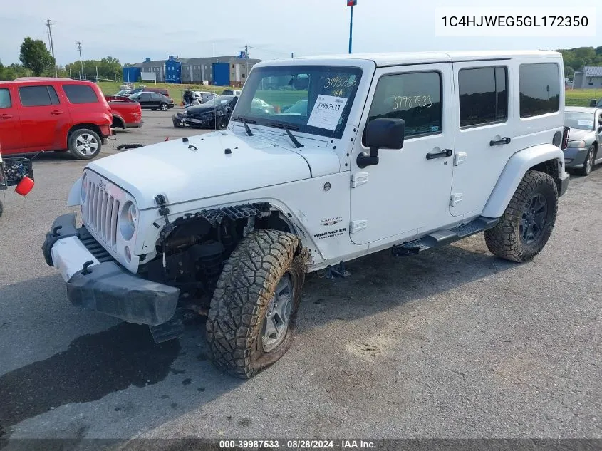 1C4HJWEG5GL172350 2016 Jeep Wrangler Unlimited Sahara