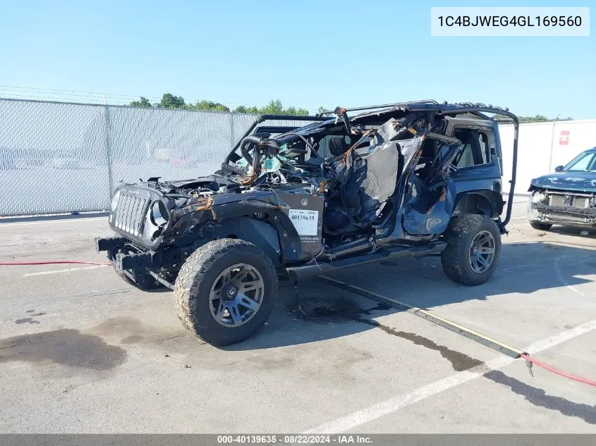 1C4BJWEG4GL169560 2016 Jeep Wrangler Unlimited Sahara