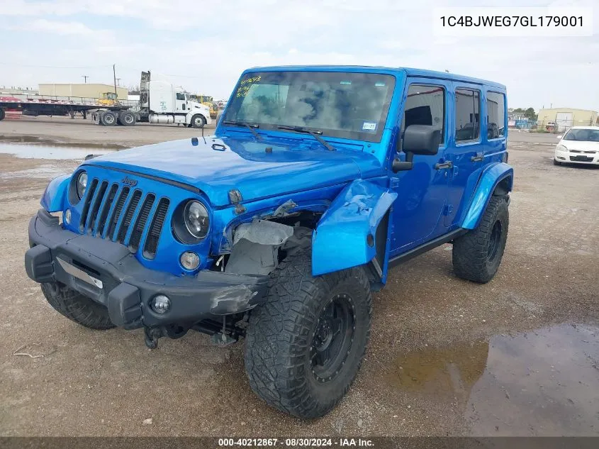 1C4BJWEG7GL179001 2016 Jeep Wrangler Unlimited Backcountry