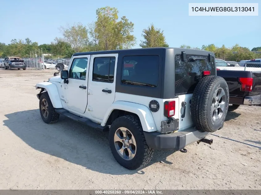 1C4HJWEG8GL313041 2016 Jeep Wrangler Unlimited Sahara