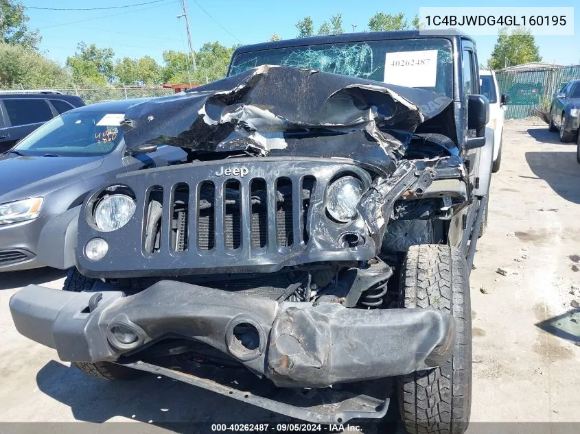 2016 Jeep Wrangler Unlimited Black Bear VIN: 1C4BJWDG4GL160195 Lot: 40262487