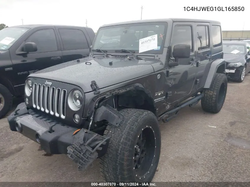 1C4HJWEG1GL165850 2016 Jeep Wrangler Unlimited Sahara