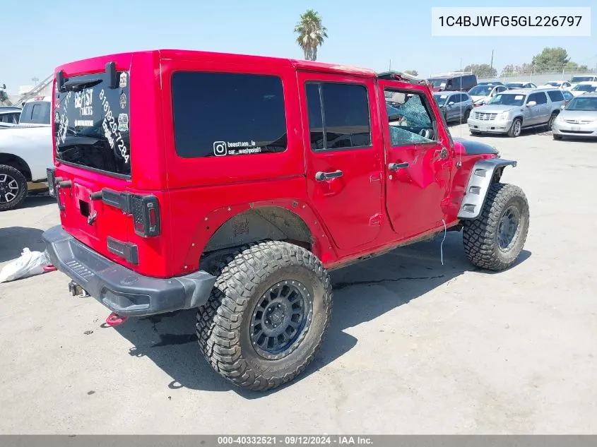 1C4BJWFG5GL226797 2016 Jeep Wrangler Unlimited Rubicon Hard Rock