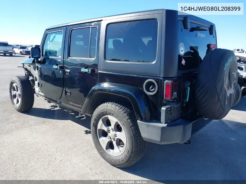 1C4HJWEG8GL208399 2016 Jeep Wrangler Unlimited Sahara