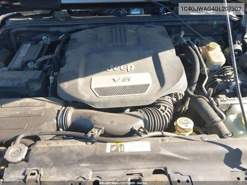 1C4GJWAG4GL207302 2016 Jeep Wrangler Sport