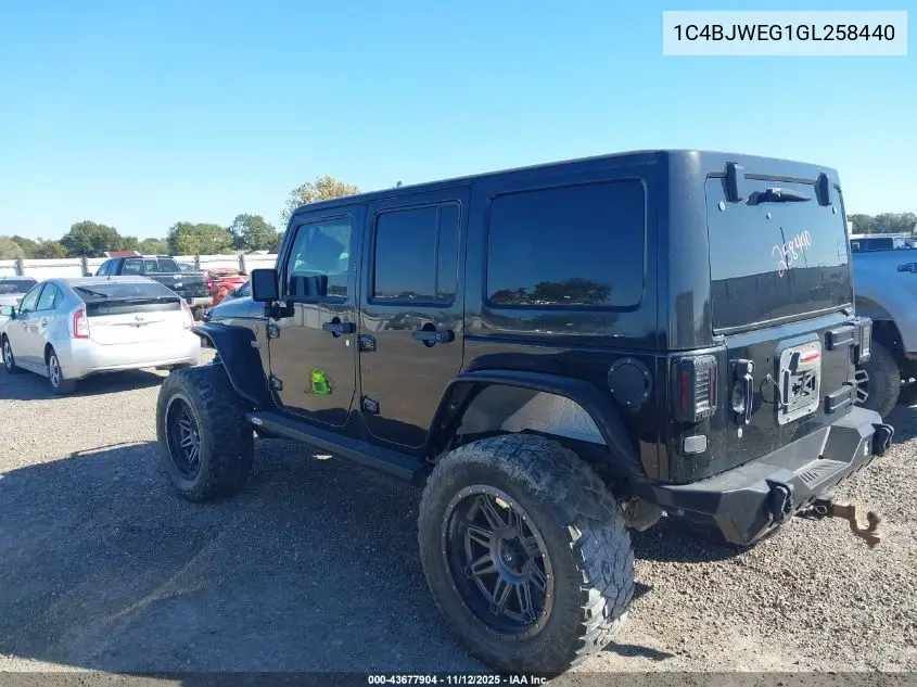 1C4BJWEG1GL258440 2016 Jeep Wrangler Unlimited 75Th Anniversary