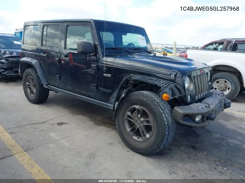 1C4BJWEG5GL257968 2016 Jeep Wrangler Unlimited 75Th Anniversary