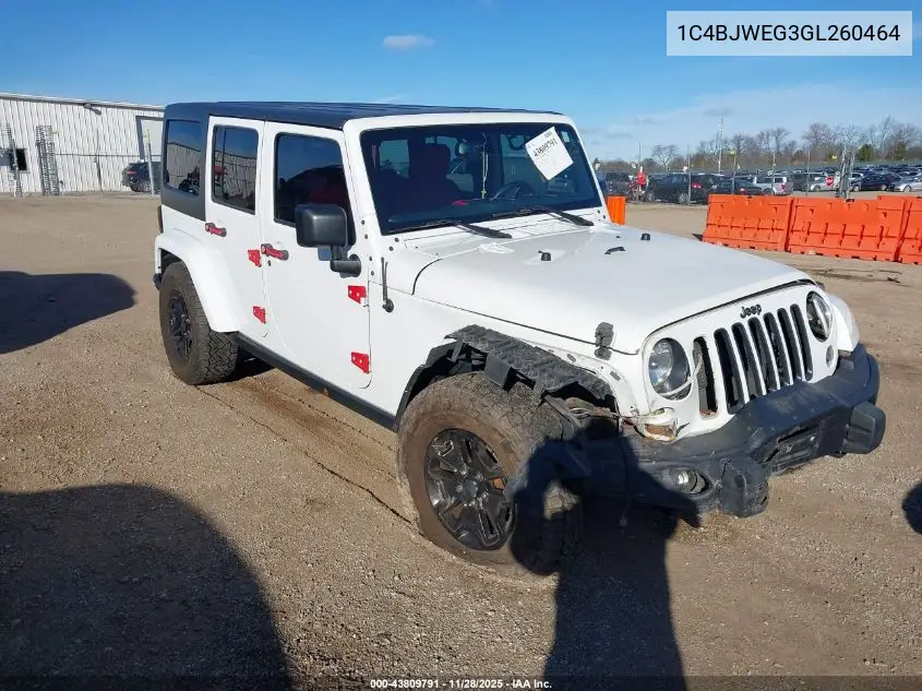 1C4BJWEG3GL260464 2016 Jeep Wrangler Unlimited Backcountry