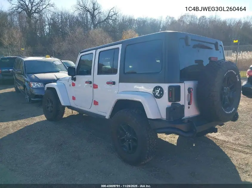 1C4BJWEG3GL260464 2016 Jeep Wrangler Unlimited Backcountry