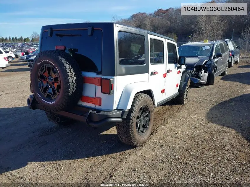 1C4BJWEG3GL260464 2016 Jeep Wrangler Unlimited Backcountry