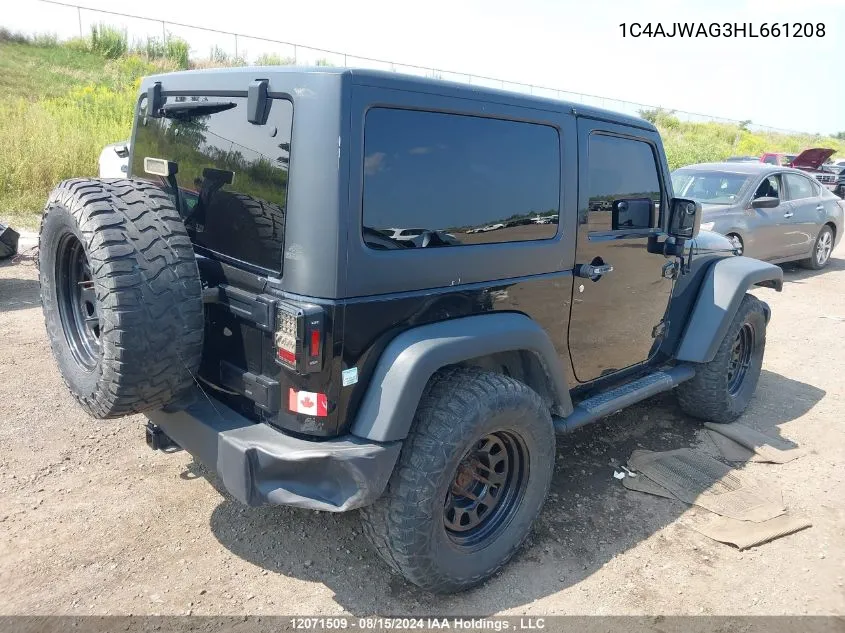 1C4AJWAG3HL661208 2017 Jeep Wrangler Sport