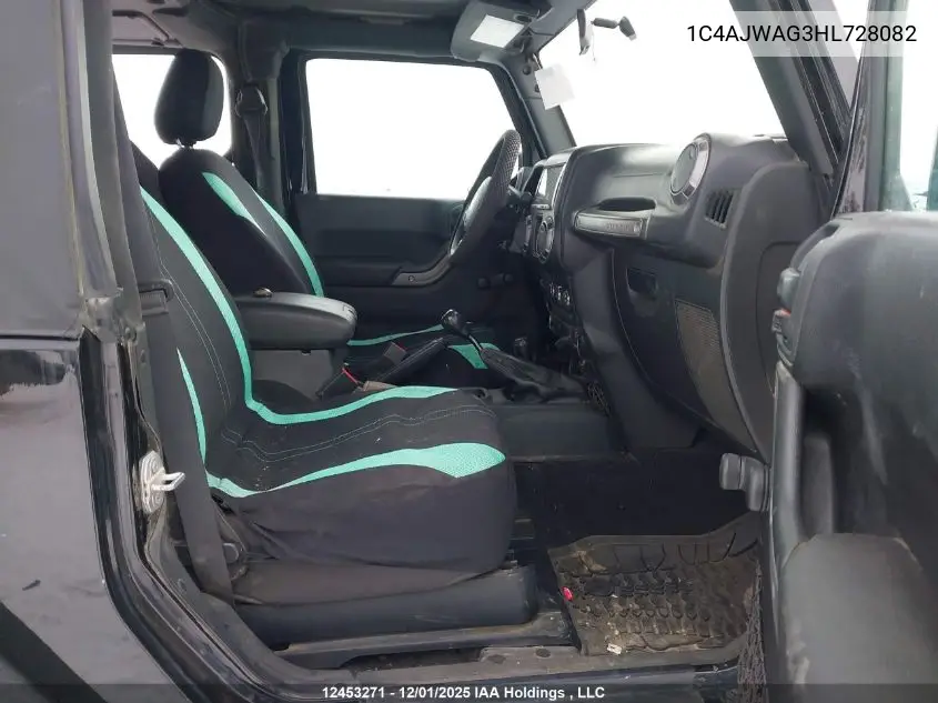 1C4AJWAG3HL728082 2017 Jeep Wrangler Sport