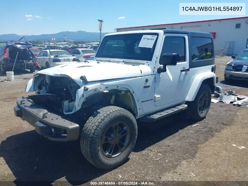 2017 Jeep Wrangler 75Th Anniversary Edition 4X4 VIN: 1C4AJWBG1HL554897 Lot: 39746684