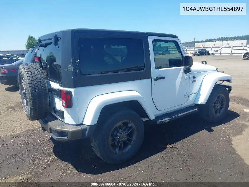 1C4AJWBG1HL554897 2017 Jeep Wrangler 75Th Anniversary Edition 4X4