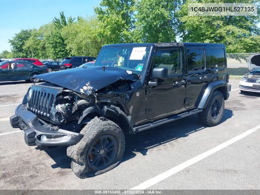 2017 Jeep Wrangler Unlimited Sport VIN: 1C4BJWDG1HL527135 Lot: 39753450