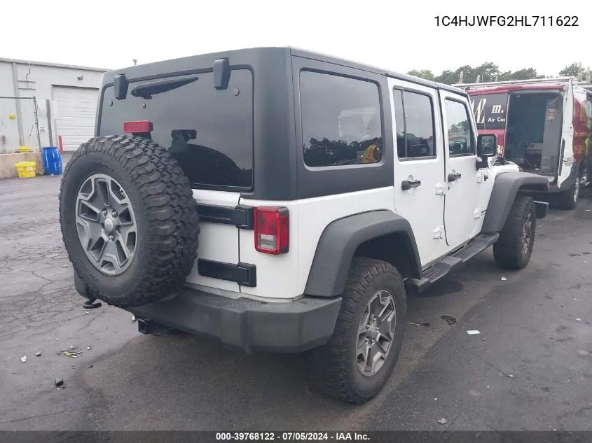 1C4HJWFG2HL711622 2017 Jeep Wrangler Unlimited Rubicon 4X4