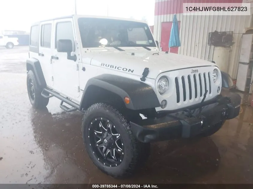 2017 Jeep Wrangler Unlimited Rubicon 4X4 VIN: 1C4HJWFG8HL627823 Lot: 39785344