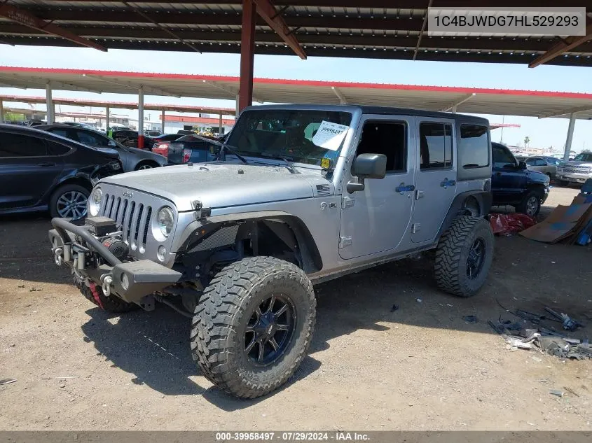 1C4BJWDG7HL529293 2017 Jeep Wrangler Unlimited Sport 4X4