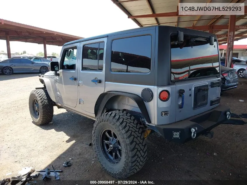 1C4BJWDG7HL529293 2017 Jeep Wrangler Unlimited Sport 4X4