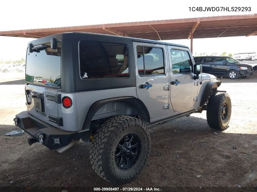 1C4BJWDG7HL529293 2017 Jeep Wrangler Unlimited Sport 4X4